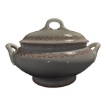 Soupire en faence gien dcor athnes rose