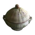 Soupiere en faience de sarreguemines