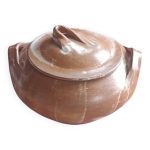 Soupire, lgumier, plat de service en grs de saint amand de puisaye.