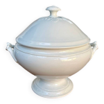 Soupire lunville ancienne en faence blanche