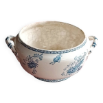 Soupi�re, plat de forme en porcelaine sarguemines france d�cor royat