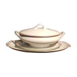 Soupire et plats en porcelaine manufacture royale de limoges