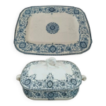 Soupire et plateau gien vintage