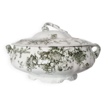 Soupière en porcelaine anglaise doulton brurslem avec motif de rose et waratah, 1920 Soupière en porcelaine anglaise doulton brurslem avec motif de rose et waratah, 1920