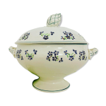 Soupière en porcelaine / faïence d onnaing décor barbeau Soupière en porcelaine / faïence d onnaing décor barbeau