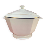 Soupi�re style art d�co en porcelaine