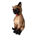 Statue chat en cramique