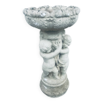Statues jardinires 3 anges enfant coupe de dcoration en pierre