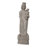 Statue en pltre la vierge et l'enfant