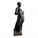 Statuette ancienne en bronze patin