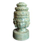 Statuette de brahma  4 ttes en nphrite de jade