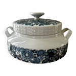 Sublime soupière fleurs bleues porcelaine espagnole pontesa Sublime soupière fleurs bleues porcelaine espagnole pontesa