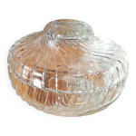Sucrier bonbonnière en verre torsadé Sucrier bonbonnière en verre torsadé