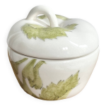 Sucrier confiturier forme pomme vintage