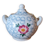 Sucrier en fa�ence de sarreguemines france