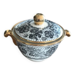 Sucrier limoges peint main le tallec x rochas paris vintage 1950s Sucrier limoges peint main le tallec x rochas paris vintage 1950s