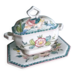 Sucrier ou moutardier anfora agueda c�ramique peinte � la main portugal