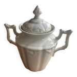 Sucrier porcelaine blanc