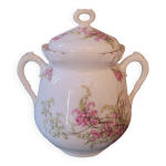 Sucrier en porcelaine victorien