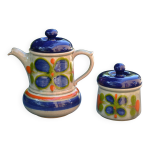 Sucrier et pot � lait sign�s