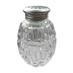 Sucrier saupoudreur en verre cisel�