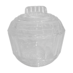 Sucrier de table en verre moule transparent art de co