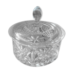 Sucrier en verre moulé ancien vintage dp0421004 Sucrier en verre moulé ancien vintage dp0421004