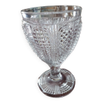 Sucrier en verre taill