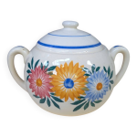 Sucrier vintage faience