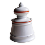 Sucrier vintage en porcelaine d'auteuil service bistrot