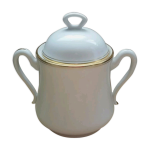 Sucrier vintage porcelaine de limoges liser� or