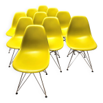 Suite de 10 chaises dsr, charles & ray eames Suite de 10 chaises dsr, charles & ray eames