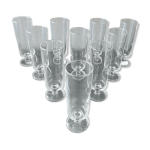 Suite de 10 fltes  champagne vintage