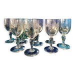 Suite de 10 verres a liqueur en verre de vierzon modele emma