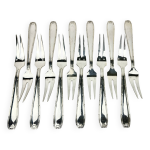 Suite de 12 fourchettes  escargots saint mdard