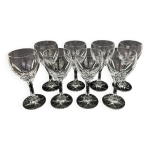 Suite de 12 verres  eau villeroy et boch modle isis