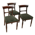 Suite de 3 chaises style louis xvi