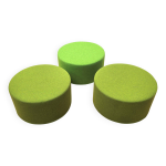 Suite de 3 poufs drum, softline
