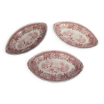 Suite de 3 raviers rouges burgenland villeroy & boch