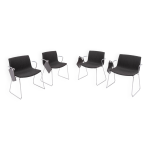 Suite de 4 chaises 'catifa' par lievore altherr molina pour arper Suite de 4 chaises 'catifa' par lievore altherr molina pour arper