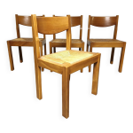 Suite de 4 chaises luigi gorgoni 1980 Suite de 4 chaises luigi gorgoni 1980