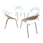 Suite de 4 chaises de salle  manger taty, castellani