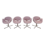 Suite de 4 fauteuils petites tulipes par pierre paulin pour artifort Suite de 4 fauteuils petites tulipes par pierre paulin pour artifort