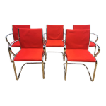 Suite de 5 chaises luges, ice sitland