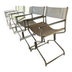 Suite de 5 fauteuils de metteur en scne