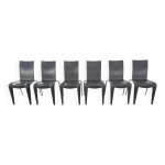 Suite de 6 chaises louis 20 design annes 90 par philippe starck pour vitra