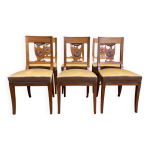 Suite de 6 chaises style empire - restauration