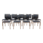 Suite de 8 chaises air cb93, calligaris