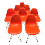 Suite de 8 chaises dsr, charles & ray eames Suite de 8 chaises dsr, charles & ray eames
