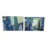 Suite de tableaux contemporaines style abstrait Suite de tableaux contemporaines style abstrait